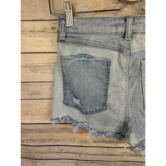 Rewash Size 5 27 Denim Shorts Frayed Hems Distress - Picture 8 of 10
